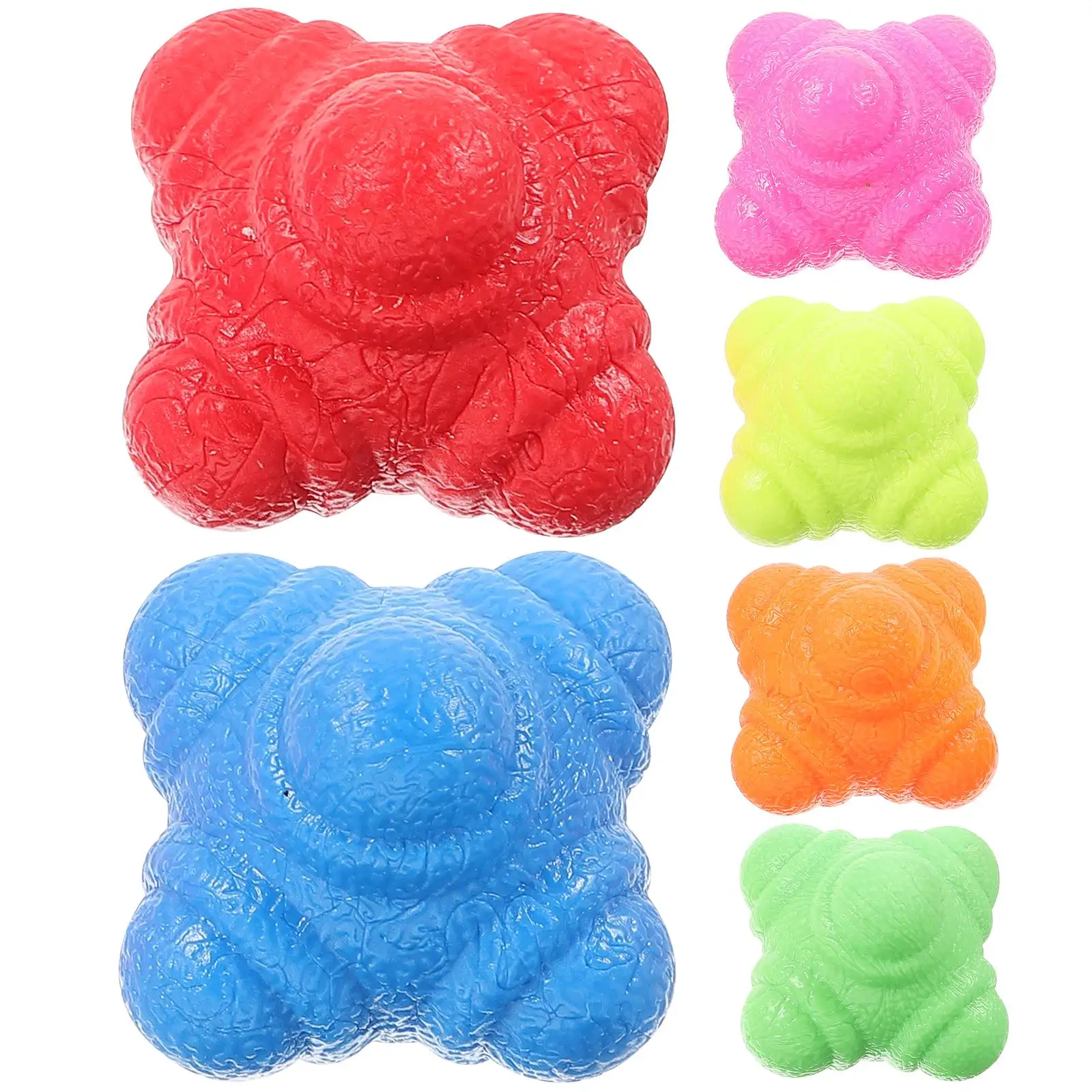 6 Pcs 5cm Reaction Training Hexagonal Agility Fitness Training Ball Green Reaction Ball Orange Pink
6 Pcs 5cm Reaction Training Hexagonal Agility Fitness Training Ball Green Reaction Ball Orange Pink