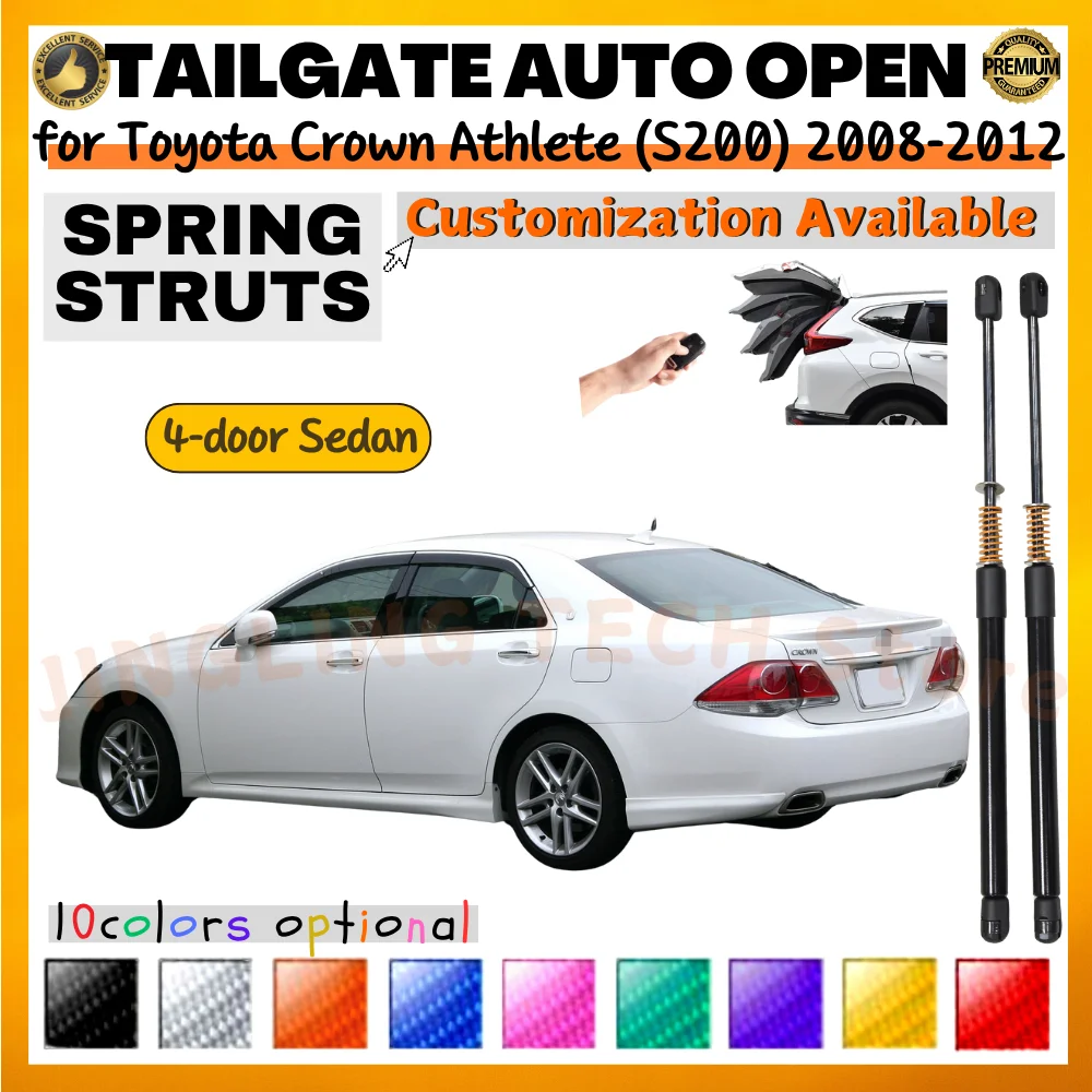Qty(2) Trunk Struts with Spring for Toyota Crown Athlete (S200) Sedan 2008-2012 312MM Rear Tailgate Boot Lift Supports Shocks
Qty(2) Trunk Struts with Spring for Toyota Crown Athlete (S200) Sedan 2008-2012 312MM Rear Tailgate Boot Lift Supports Shocks