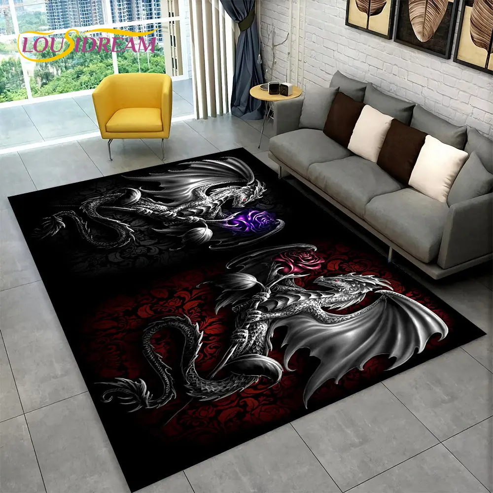 Cartoon Dragon Pattern Area Rug Large,Carpet Rug for Living Room Bedroom Sofa Doormat Kitchen Decor,Kids Play Non-slip Floor Mat
Cartoon Dragon Pattern Area Rug Large,Carpet Rug for Living Room Bedroom Sofa Doormat Kitchen Decor,Kids Play Non-slip Floor Mat
