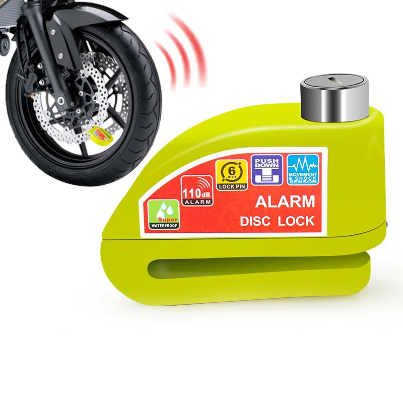 Alarm Safety Protection of Motorcycle Bicycle Lock Padlock Disc Aluminum Alloy Anti-Theft Reminder Rope Lock Bag Motorcycle Acce
Alarm Safety Protection of Motorcycle Bicycle Lock Padlock Disc Aluminum Alloy Anti-Theft Reminder Rope Lock Bag Motorcycle Acce