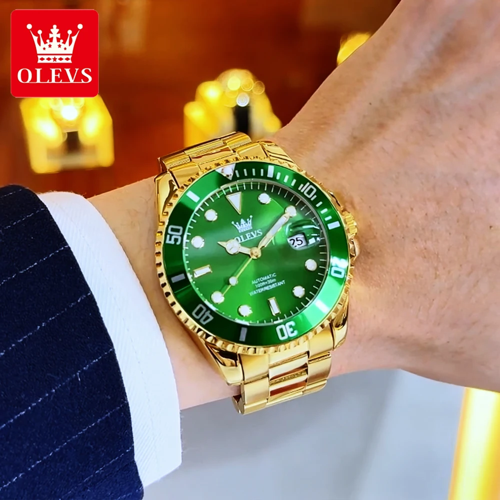 Мужские часы OLEVS, классические роскошные модные наручные часы Datejust из тонкой стали, оригинальные автоматические механические водонепроницаемые часы для мужчин
Мужские часы OLEVS, классические роскошные модные наручные часы Datejust из тонкой стали, оригинальные автоматические механические водонепроницаемые часы для мужчин