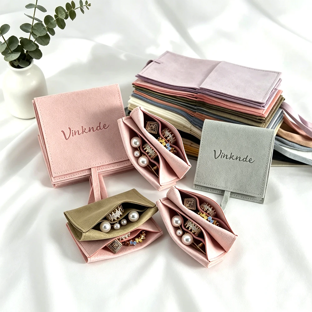 50/100Pcs Custom Logo Microfiber Jewelry Pouch Luxury Gift Necklace Earrings Rings Bracelet Brooch Jewellery Bags With Divider
50/100Pcs Custom Logo Microfiber Jewelry Pouch Luxury Gift Necklace Earrings Rings Bracelet Brooch Jewellery Bags With Divider