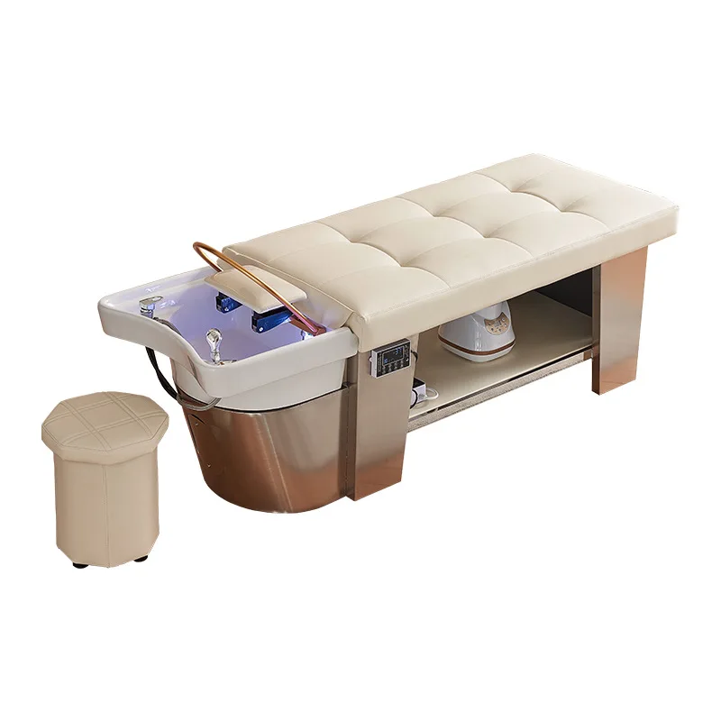 High-end barber shop shampoo Full lying hair salon Special Thai bed bed Hair constant stainless steel head
High-end barber shop shampoo Full lying hair salon Special Thai bed bed Hair constant stainless steel head