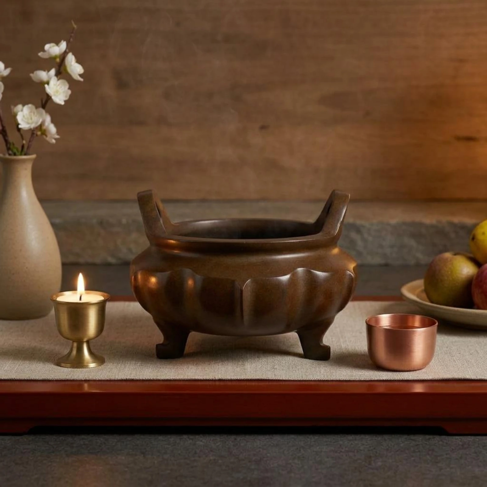 Lotus Incense Burner Bowl-Shaped Copper Incense Burner Home Decor Long-Lasting Decorative
Lotus Incense Burner Bowl-Shaped Copper Incense Burner Home Decor Long-Lasting Decorative
