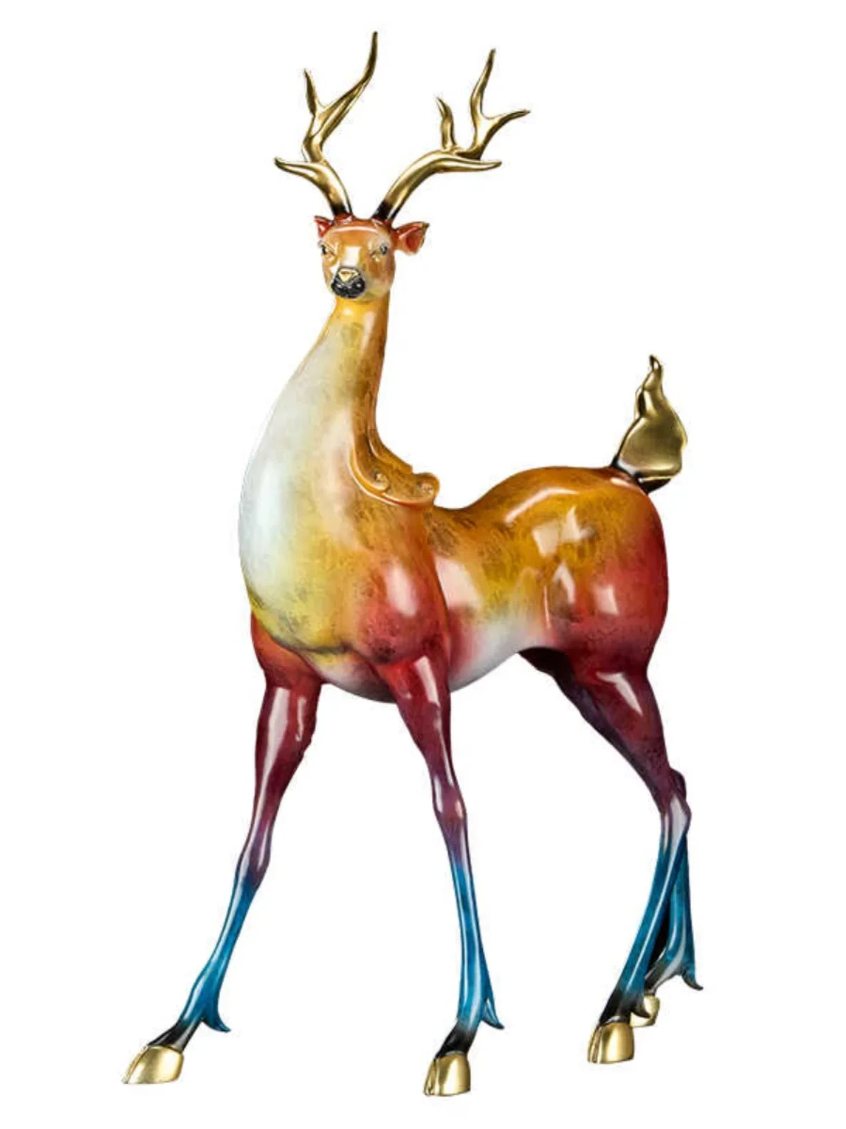 Brass deer ornament home decoration living room entrance office new residence housewarming opening gift
Brass deer ornament home decoration living room entrance office new residence housewarming opening gift