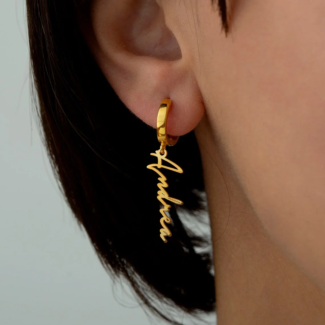 1 Pair of Custom Name Earrings Personalized Stainless Steel Initial Letter Nameplate Jewelry For Women Stud Earrings Gifts
1 Pair of Custom Name Earrings Personalized Stainless Steel Initial Letter Nameplate Jewelry For Women Stud Earrings Gifts