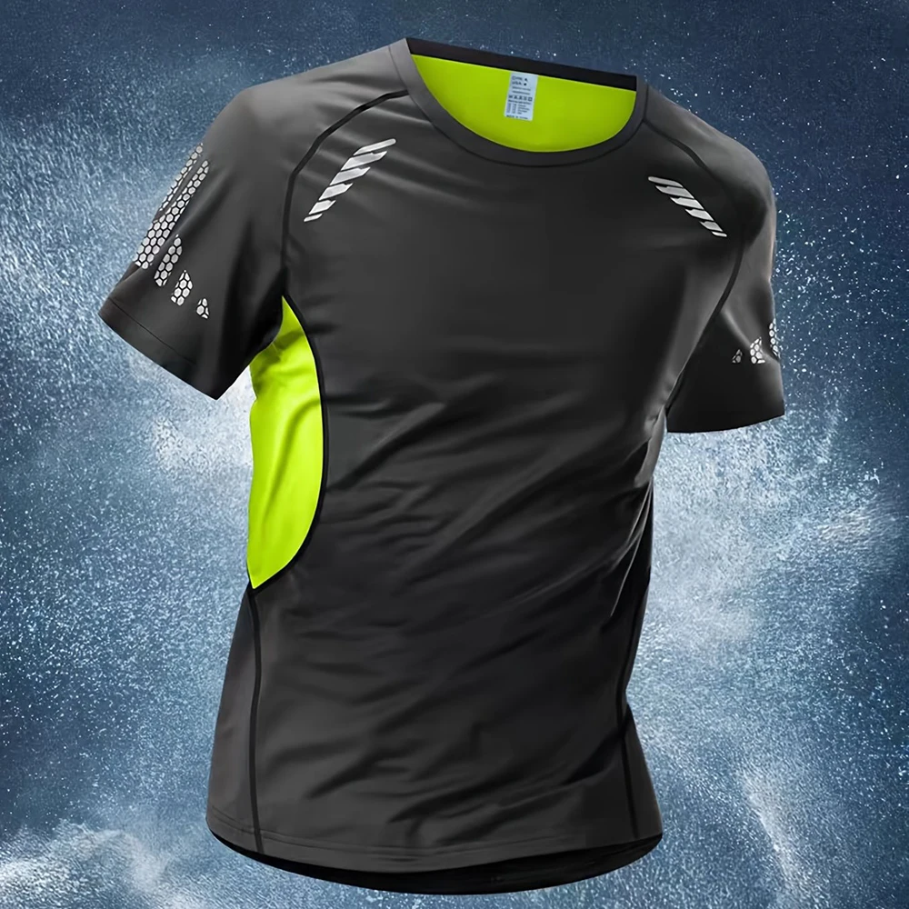Men's T-shirt Running Sports Ball T-shirt Color Matching Print Short sleeved Tee Oversized Men's Clothing Top Outdoor Sportswear
Men's T-shirt Running Sports Ball T-shirt Color Matching Print Short sleeved Tee Oversized Men's Clothing Top Outdoor Sportswear