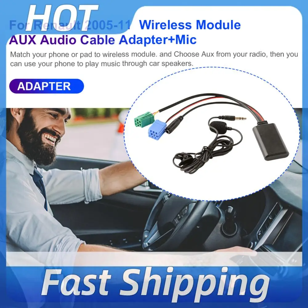 Car Bluetooth-Compatible Module Handsfree Car Bluetooth-Compatible Adapter Cable with MIC Audio Cable Adapter for Renault Kangoo
Car Bluetooth-Compatible Module Handsfree Car Bluetooth-Compatible Adapter Cable with MIC Audio Cable Adapter for Renault Kangoo