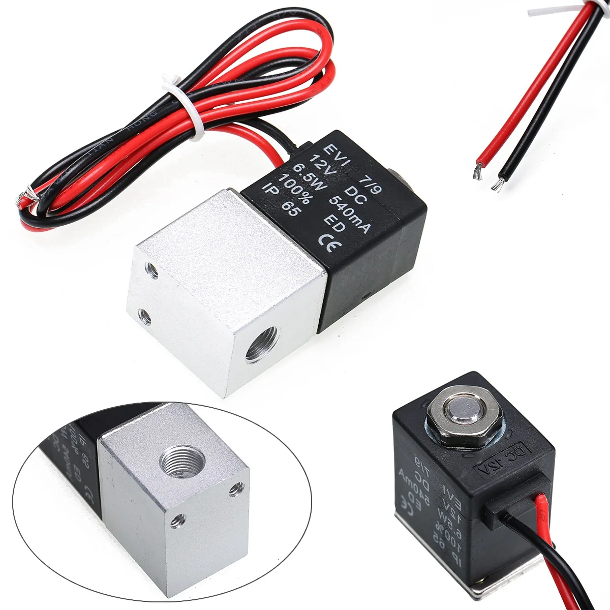 N96R 1Pc 1/4 Inch NPT 2 Ways Normally Closed Valve 12V Pneumatic Aluminum Electric Solenoid Air Valve
N96R 1Pc 1/4 Inch NPT 2 Ways Normally Closed Valve 12V Pneumatic Aluminum Electric Solenoid Air Valve