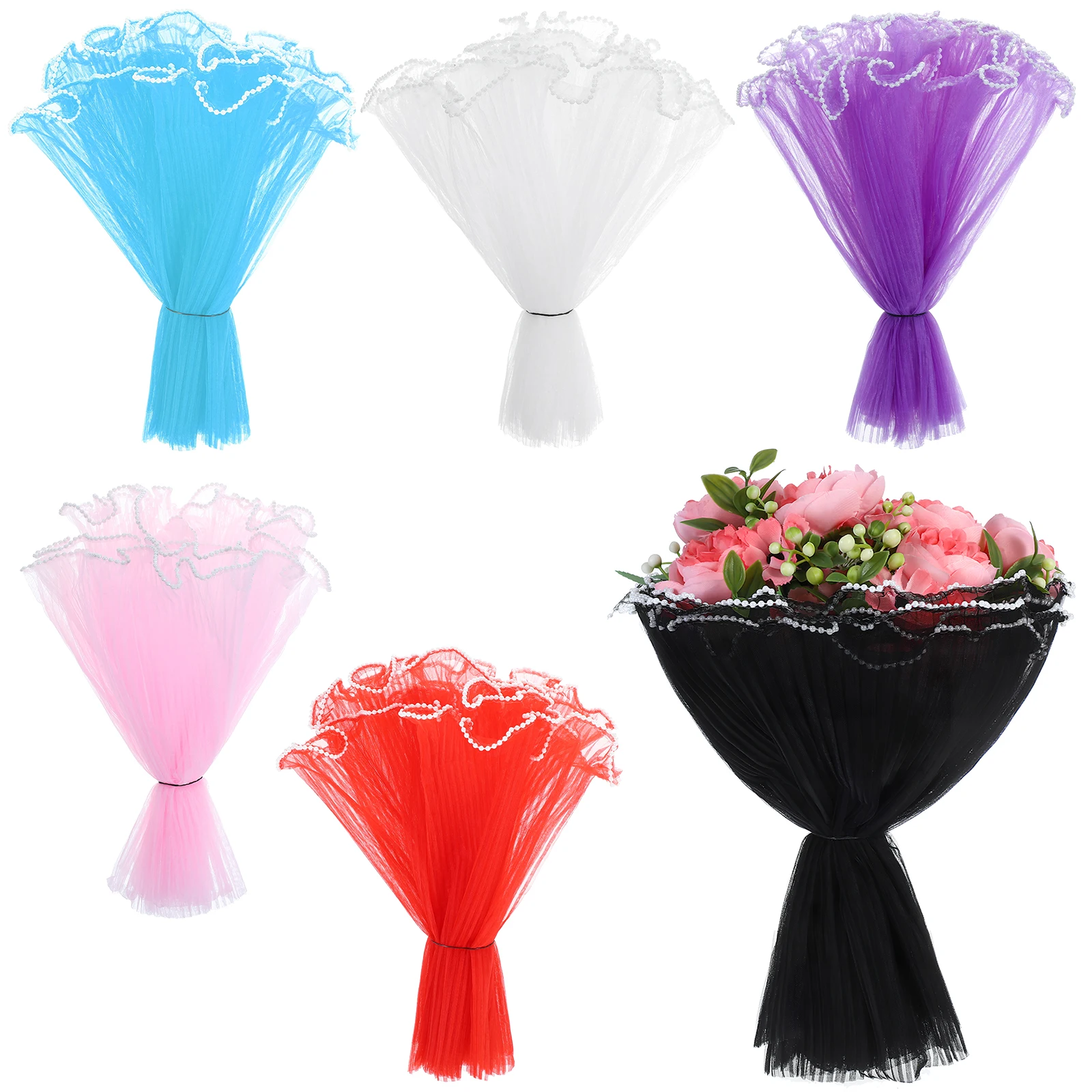 6 Pcs Flower Packaging Lining Decors Floral Wrapping Yarn for Bouquets Wrapper Decorative Gift
6 Pcs Flower Packaging Lining Decors Floral Wrapping Yarn for Bouquets Wrapper Decorative Gift