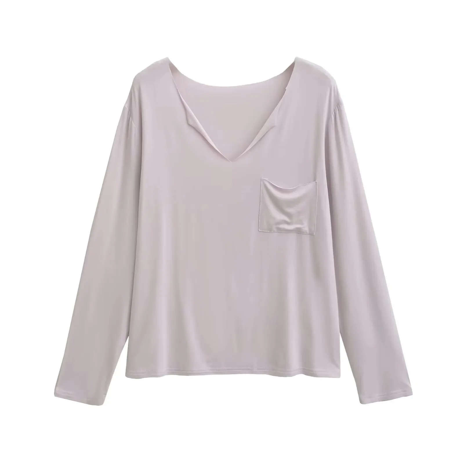 Летняя легкая солнцезащитная блузка для женщин с длинным рукавом и v-образным вырезом, тонкая свободная посадка, универсальная повседневная футболка Pure Desire IH28
Летняя легкая солнцезащитная блузка для женщин с длинным рукавом и v-образным вырезом, тонкая свободная посадка, универсальная повседневная футболка Pure Desire IH28