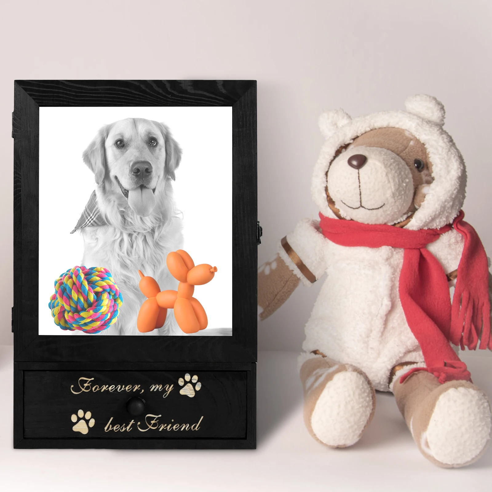 Pet Memorial Picture Frame Wooden Pet Ashes Display Case with Deep Drawer Shadow Box Keepsake for Dogs Cats Remem Memorial Frame
Pet Memorial Picture Frame Wooden Pet Ashes Display Case with Deep Drawer Shadow Box Keepsake for Dogs Cats Remem Memorial Frame