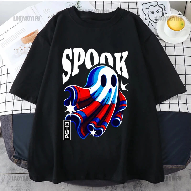 SPOOK Printing Shirt Summer Casual Men's T-Shirt Street Fashion Short Sleeve Clothing Streetwear Hip Hop Cotton
SPOOK Printing Shirt Summer Casual Men's T-Shirt Street Fashion Short Sleeve Clothing Streetwear Hip Hop Cotton