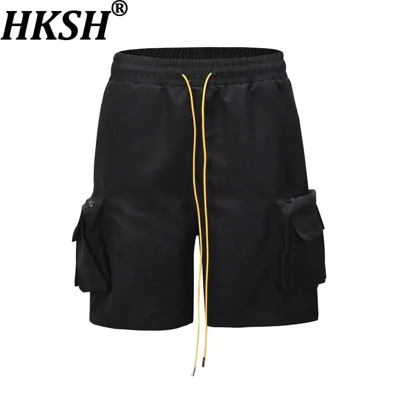 HKSH Spring Summer New Men's Tide Chic Ins Shorts Safari Style High Street Multi-Pocket Functional Vibe Capris Punk Dark HK25321
HKSH Spring Summer New Men's Tide Chic Ins Shorts Safari Style High Street Multi-Pocket Functional Vibe Capris Punk Dark HK25321