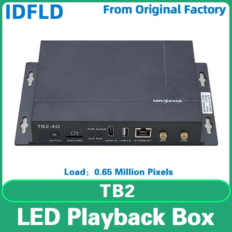 Novastar TB2 Multimedia Playback Box USB Port WiFi Controller HUB75 Full Color Module LED Display Screen Video Processor
Novastar TB2 Multimedia Playback Box USB Port WiFi Controller HUB75 Full Color Module LED Display Screen Video Processor