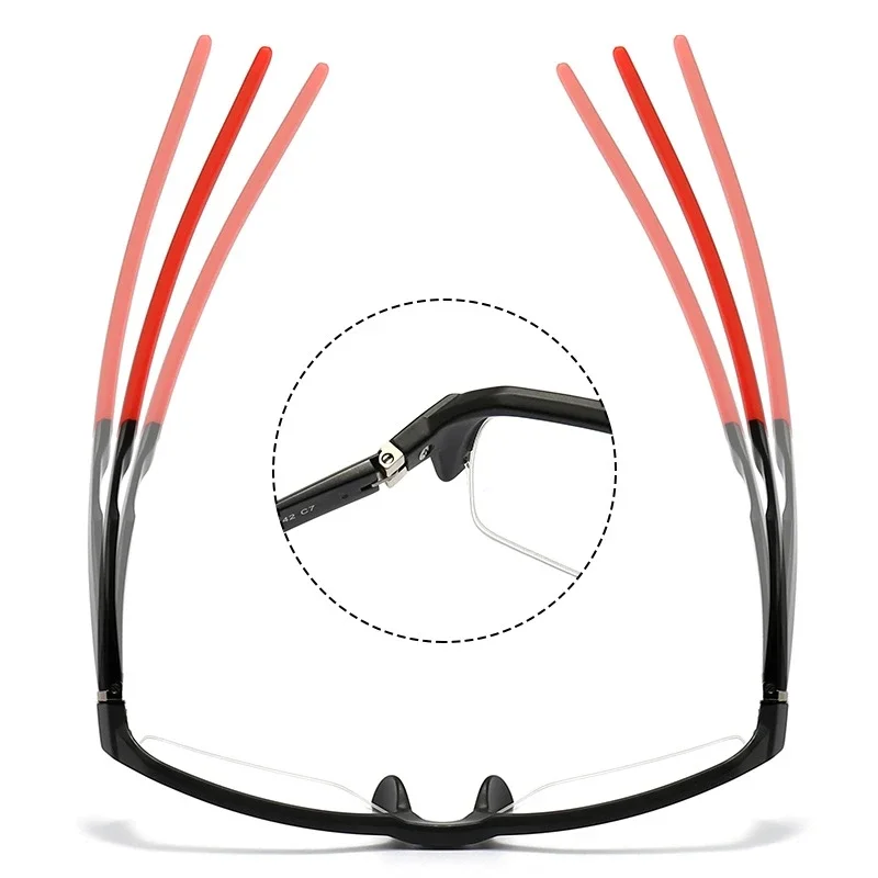 Ollymurs Men Women's Sports Glasses Optical Aluminum and Frame Half-Frame Eyeglasses Spring Legs TR90 Prescription Eyewear 5857
Ollymurs Men Women's Sports Glasses Optical Aluminum and Frame Half-Frame Eyeglasses Spring Legs TR90 Prescription Eyewear 5857
