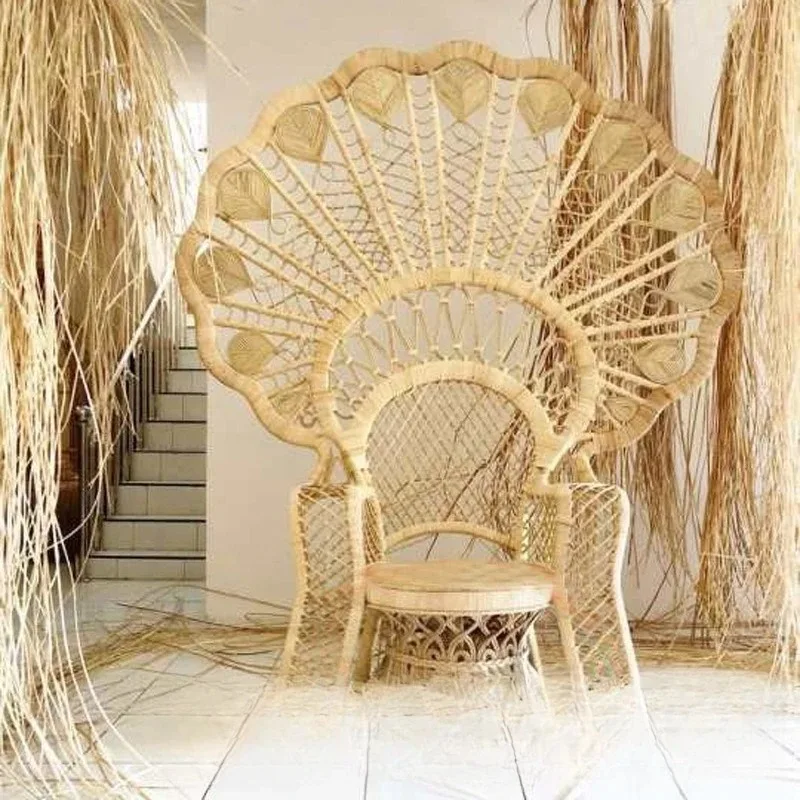 Rattan Peacock Chair Princess Rattan Chair Hotel Villa Indian Chair South East Asia Wedding Shooting Rattan Chair Props
Rattan Peacock Chair Princess Rattan Chair Hotel Villa Indian Chair South East Asia Wedding Shooting Rattan Chair Props