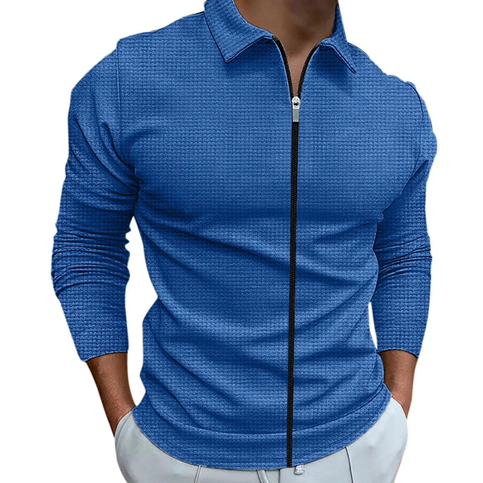 Male Solid Color Jacket Fashion Zipper Lapel Slim Fit Jacket Outerwear Spring Breathable Tops Casual Retro Comfort Sportswear
Male Solid Color Jacket Fashion Zipper Lapel Slim Fit Jacket Outerwear Spring Breathable Tops Casual Retro Comfort Sportswear