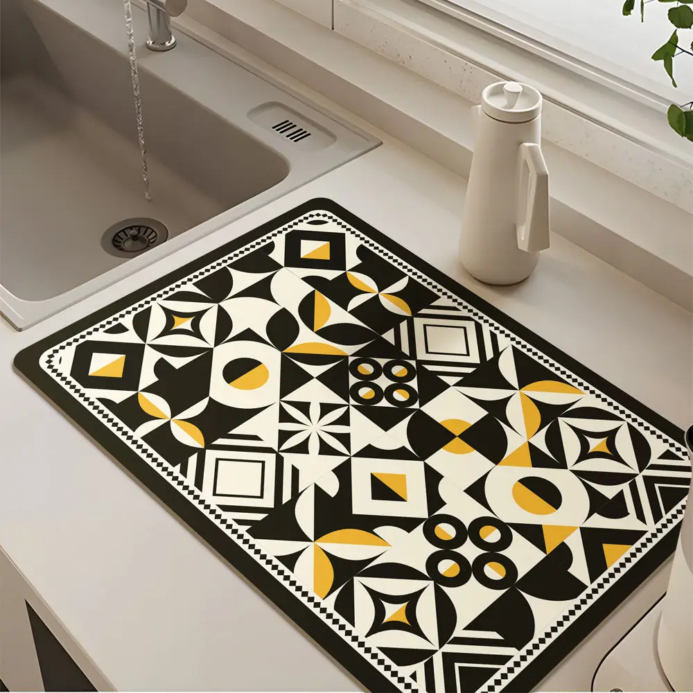 Коврик для кофе в стиле ретро, водонепроницаемые коврики для сушки посуды, быстросохнущая сливная подушка, посуда, нескользящая сливная подставка для столовых приборов, кухонный коврик, украшение
Коврик для кофе в стиле ретро, водонепроницаемые коврики для сушки посуды, быстросохнущая сливная подушка, посуда, нескользящая сливная подставка для столовых приборов, кухонный коврик, украшение