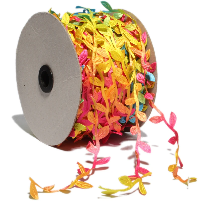 100M/pack 2.5CM Fashion Newborn Rainbow Leaves Lace Stretch for Hair Accessories Colorful Flower Leaf Trim Ribbon for Clothing
100M/pack 2.5CM Fashion Newborn Rainbow Leaves Lace Stretch for Hair Accessories Colorful Flower Leaf Trim Ribbon for Clothing