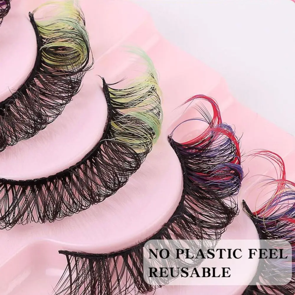 10pair Fashion 3D Colorful False Eyelashes Natural Makeup False Lashes Artificial Fibre Thick Eyelash Extensions Party
10pair Fashion 3D Colorful False Eyelashes Natural Makeup False Lashes Artificial Fibre Thick Eyelash Extensions Party