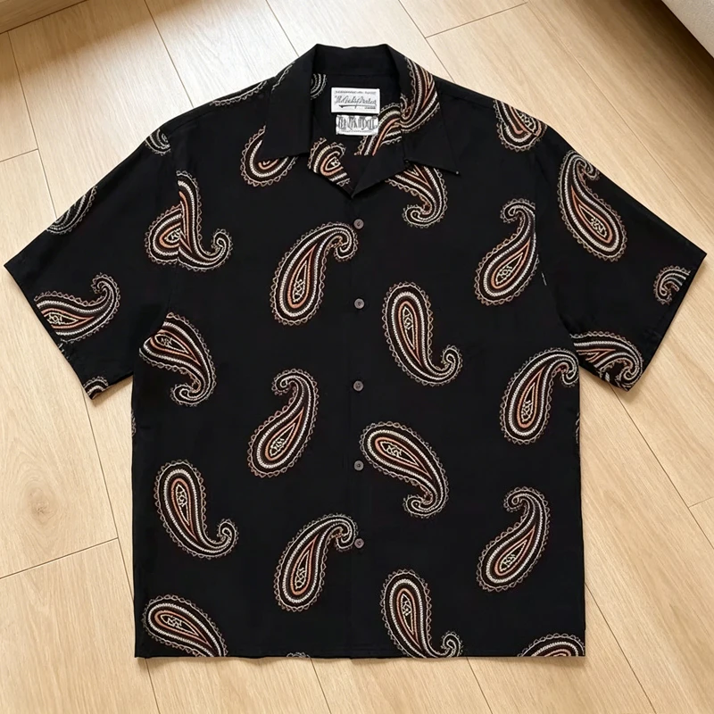 WACKO MARIA Aloha Shirt Casual Streetwear Short Sleeves Summer Creative Pattern Print Beach Hawaiian Shirt
WACKO MARIA Aloha Shirt Casual Streetwear Short Sleeves Summer Creative Pattern Print Beach Hawaiian Shirt