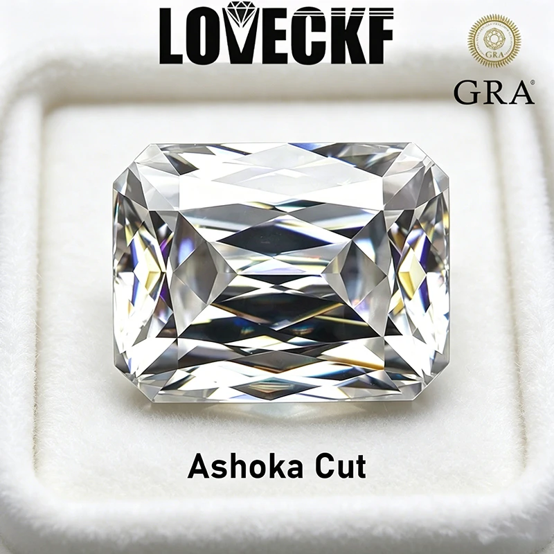 White D Color Ashoka Cut Moissanite Stones 1.0-3.0ct VVS1 Quality Lab Created Diamonds Positive Pass Tester with GRA Certificate
White D Color Ashoka Cut Moissanite Stones 1.0-3.0ct VVS1 Quality Lab Created Diamonds Positive Pass Tester with GRA Certificate