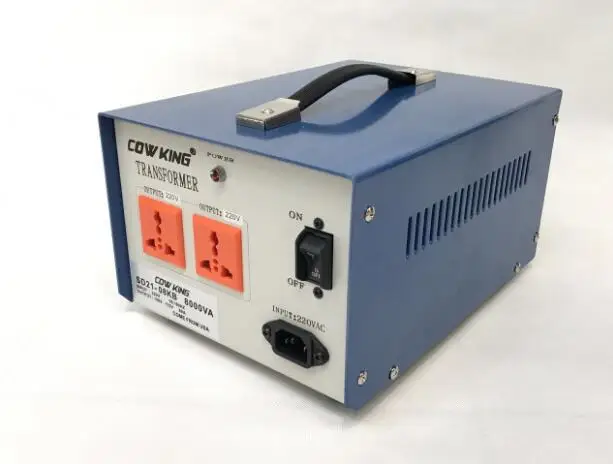 COW KING Pure Copper Full Power Input 220V Output 100V 115V 8000W Transformer
COW KING Pure Copper Full Power Input 220V Output 100V 115V 8000W Transformer