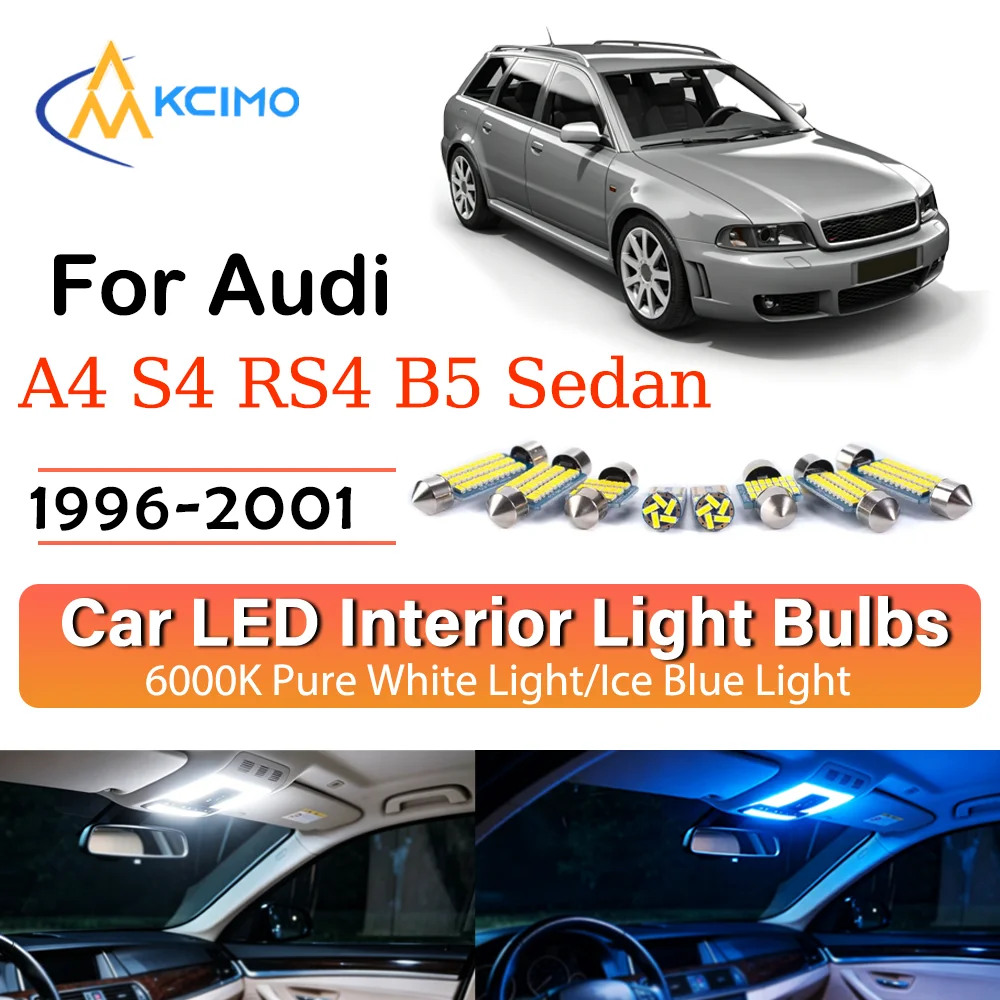 High Quality LED Interior Lights For Audi A4 S4 RS4 B5 Sedan (1996-2001) Two Colors Choice Super Bright Easy Install Decor
High Quality LED Interior Lights For Audi A4 S4 RS4 B5 Sedan (1996-2001) Two Colors Choice Super Bright Easy Install Decor