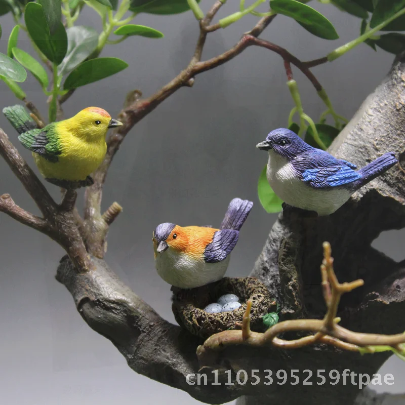 Cute Simulation Bird Nest Resin Crafts Miniature Landscape Garden Bonsai Decoration Accessories Bird Egg Ornament for Home
Cute Simulation Bird Nest Resin Crafts Miniature Landscape Garden Bonsai Decoration Accessories Bird Egg Ornament for Home