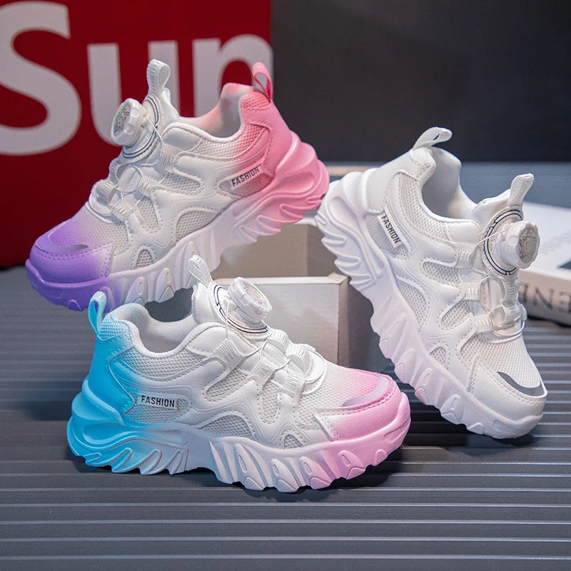 Children's sports girls dad shoes spring and autumn new ins breathable girls net versatile soft sole white shoes
Children's sports girls dad shoes spring and autumn new ins breathable girls net versatile soft sole white shoes