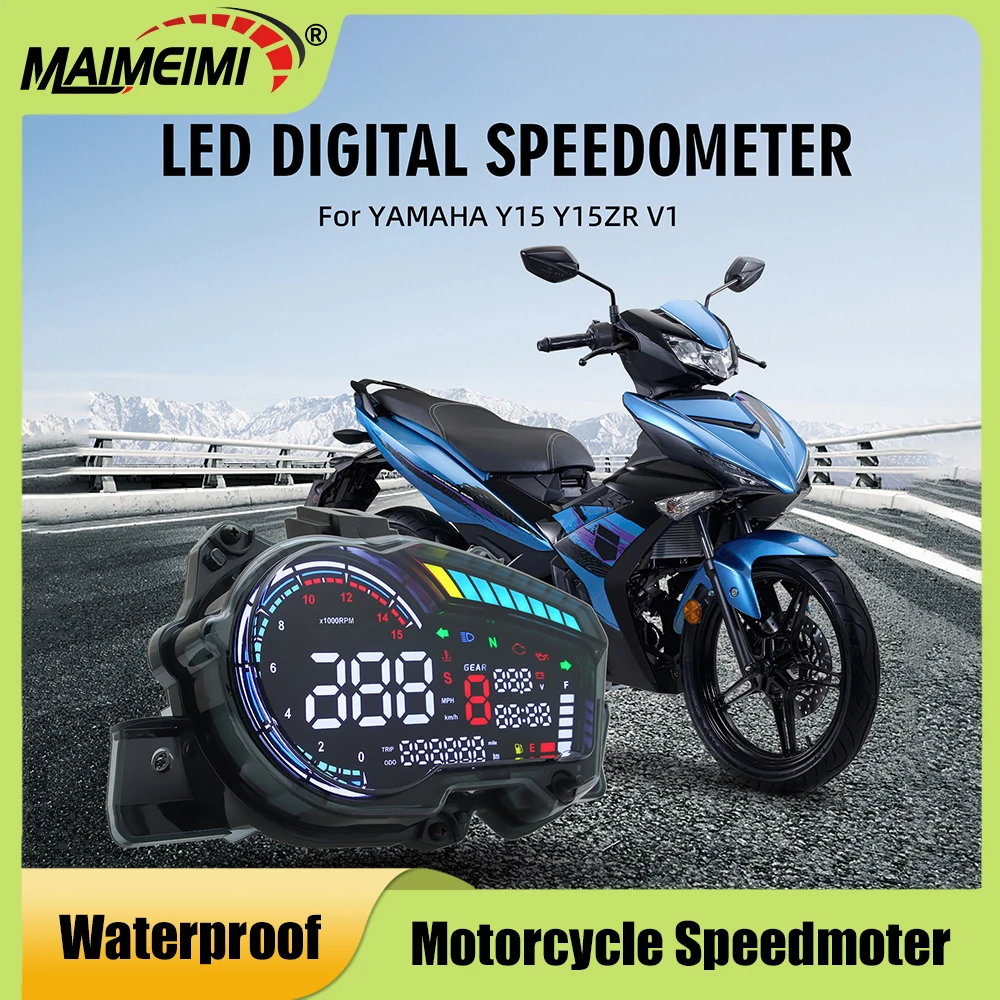 Motorcycle Digital Speedometer RPM Gauge Fuel Level Tachometer Gear Clock Display Odometer With Turn Signals For Yamaha Y15 V1
Motorcycle Digital Speedometer RPM Gauge Fuel Level Tachometer Gear Clock Display Odometer With Turn Signals For Yamaha Y15 V1