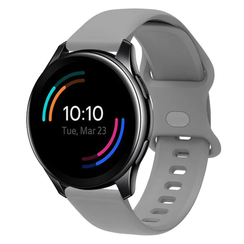 Для умных часов OnePlus, силиконовый ремешок 22 мм, сменный ремешок для умных часов, быстросъемный спортивный браслет с одной кнопкой, аксессуары 
Для умных часов OnePlus, силиконовый ремешок 22 мм, сменный ремешок для умных часов, быстросъемный спортивный браслет с одной кнопкой, аксессуары