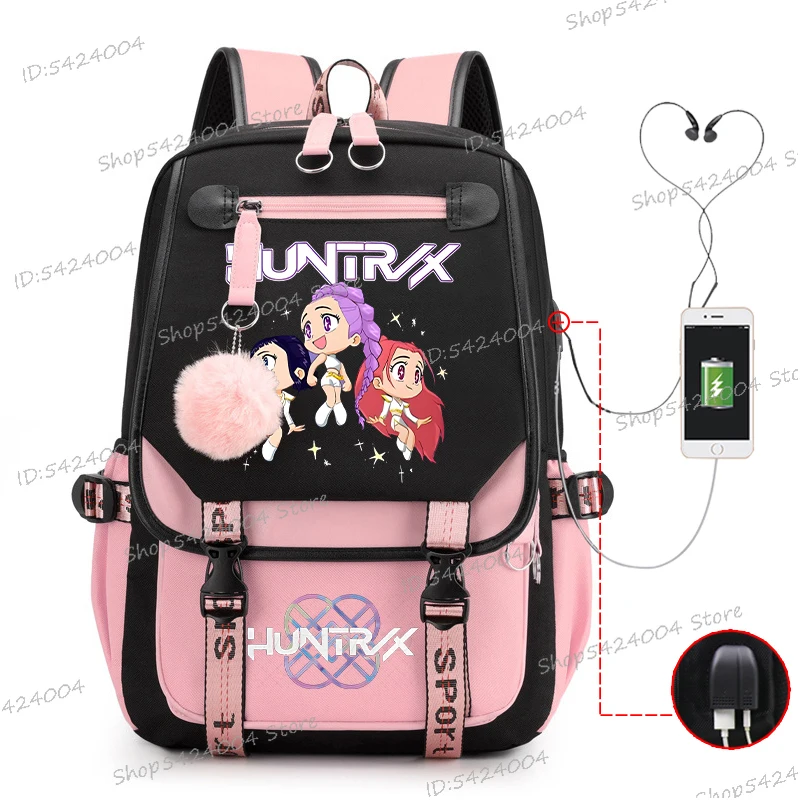 Y2K Lovely KPop Demon Hunters Backpack Girls High Capacity Waterproof College Bags Large Capacity USB Port Laptop School Bags
Y2K Lovely KPop Demon Hunters Backpack Girls High Capacity Waterproof College Bags Large Capacity USB Port Laptop School Bags