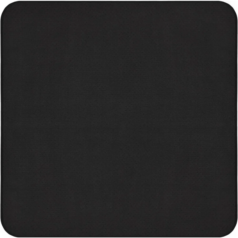 House, Home and More Skid-Resistant Carpet Indoor Area Rug Floor Mat - Black - 3 Ft X 3 Ft - Non Slip Rubber Backing, Stain Resi
House, Home and More Skid-Resistant Carpet Indoor Area Rug Floor Mat - Black - 3 Ft X 3 Ft - Non Slip Rubber Backing, Stain Resi