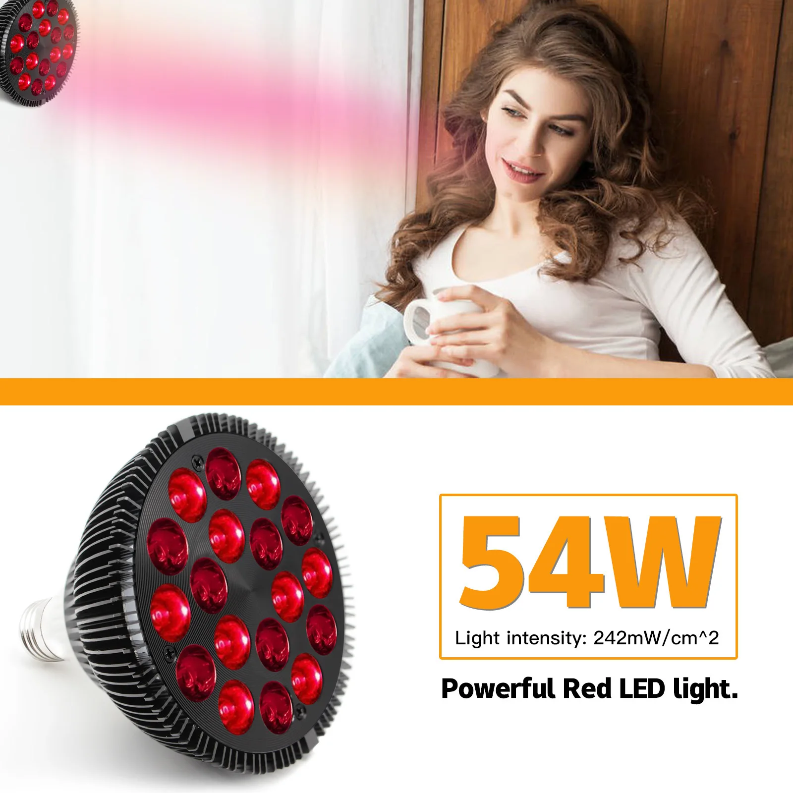 Red Light Par38 Therapy with Holder ,Tripod Bracket, Led Near Infrared Therapy Lamp For Skin Care ,Pain Relief , 660nm, 850nm
Red Light Par38 Therapy with Holder ,Tripod Bracket, Led Near Infrared Therapy Lamp For Skin Care ,Pain Relief , 660nm, 850nm