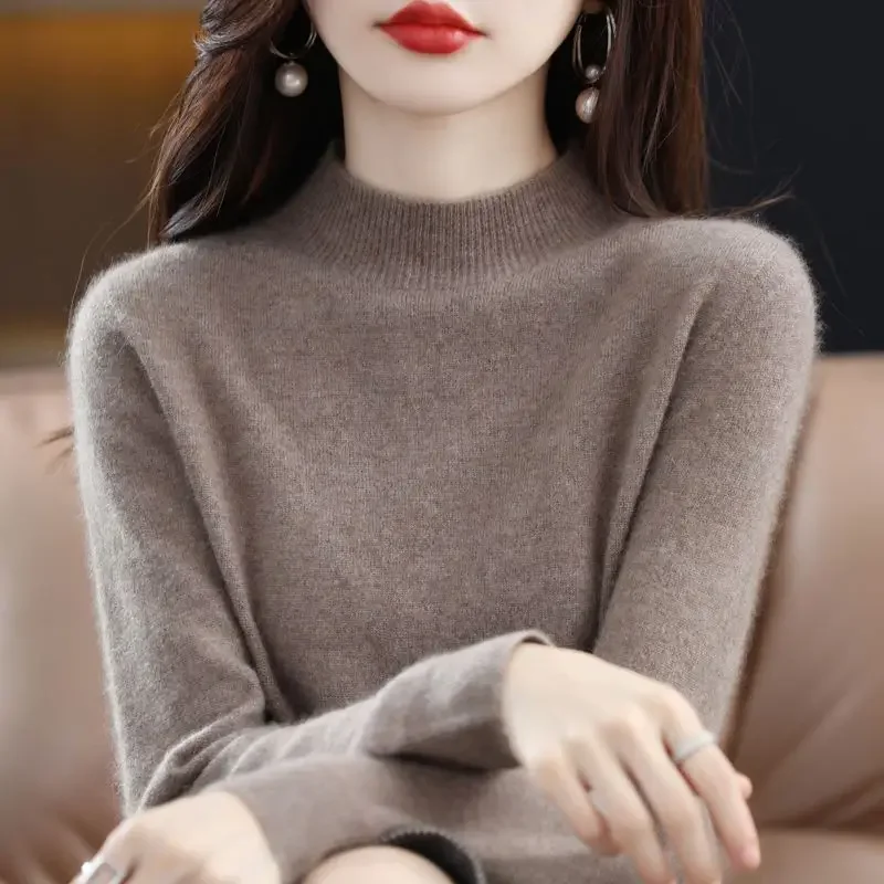 2023 Women Autumn Winter Knitted Slim Sweaters Solid Female Cotton Soft Elastic Pullovers Button Full Sleeve O-neck C193
2023 Women Autumn Winter Knitted Slim Sweaters Solid Female Cotton Soft Elastic Pullovers Button Full Sleeve O-neck C193