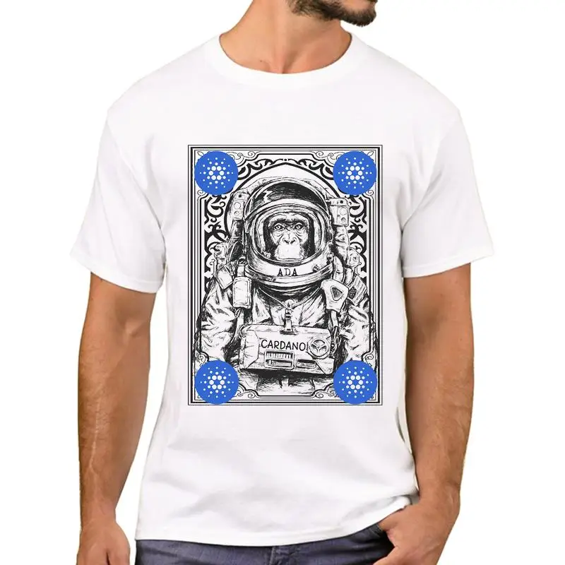 FPACE Cardano ADA Cryptocurrency Men Fashion T-Shirt Short Sleeve Tshirts Space Monkey Printed T Shirts Funny Tee
FPACE Cardano ADA Cryptocurrency Men Fashion T-Shirt Short Sleeve Tshirts Space Monkey Printed T Shirts Funny Tee