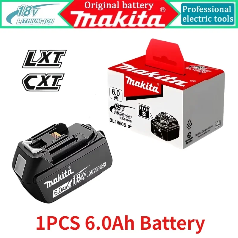 100% Genuine Makita 18V replacement battery BL1860B BL1850B BL1815B LXT400 for Makita 18V drill DDF487 DTW700 DTD171
100% Genuine Makita 18V replacement battery BL1860B BL1850B BL1815B LXT400 for Makita 18V drill DDF487 DTW700 DTD171