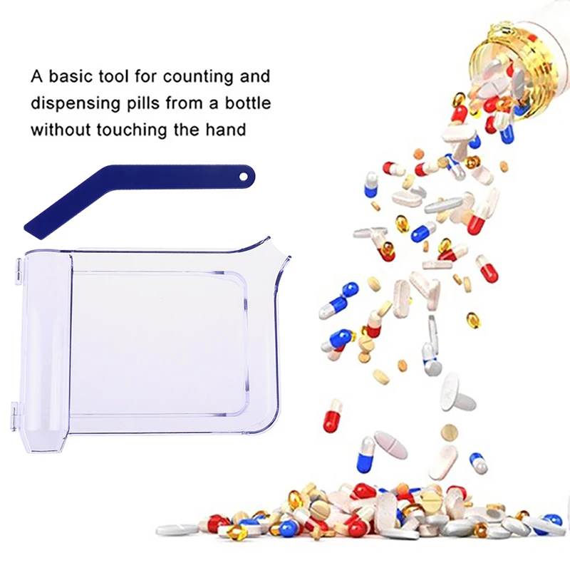 Pill Counting Tray With Spatula Pharmacy Right Hand Counter Tray Medications 1pc Plastic Plastic Medicine For Counting Pill
Pill Counting Tray With Spatula Pharmacy Right Hand Counter Tray Medications 1pc Plastic Plastic Medicine For Counting Pill