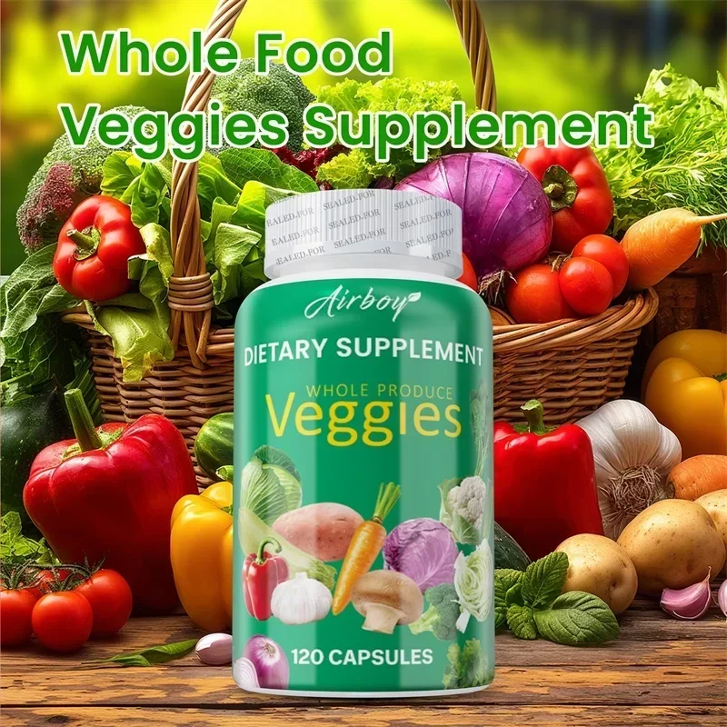 Veggies Supplement - Supports Daily Energy and Vitality, Improves Digestion, Supports A Balanced DietSupplements
Veggies Supplement - Supports Daily Energy and Vitality, Improves Digestion, Supports A Balanced DietSupplements