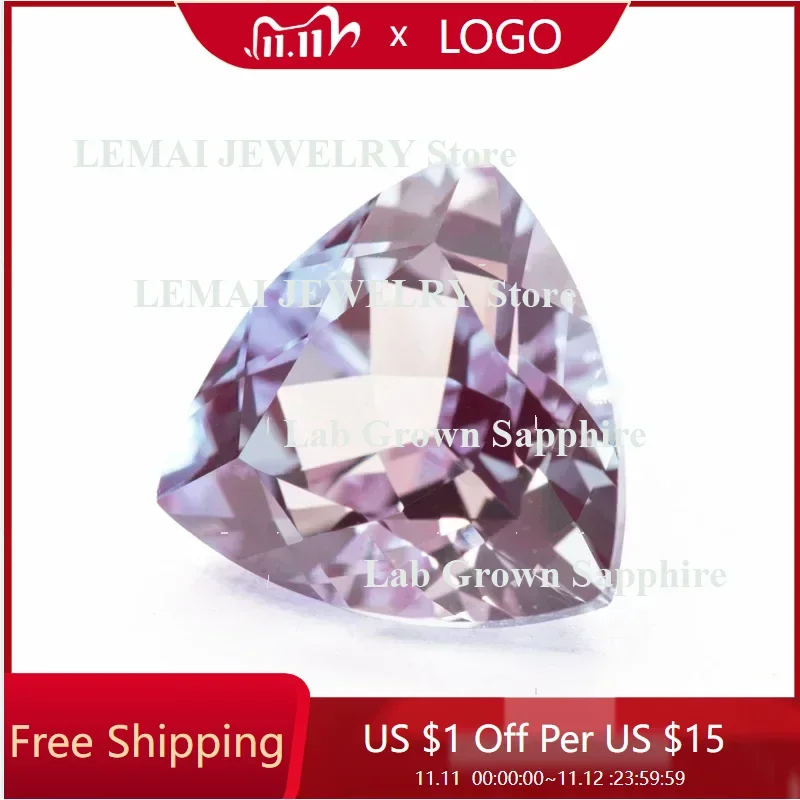 TOP Lab Grown Alexandrite Trillyon Shape Color Changing Stone Charms Gemstone DIY Ring Necklace Earrings Materials Certificate
TOP Lab Grown Alexandrite Trillyon Shape Color Changing Stone Charms Gemstone DIY Ring Necklace Earrings Materials Certificate