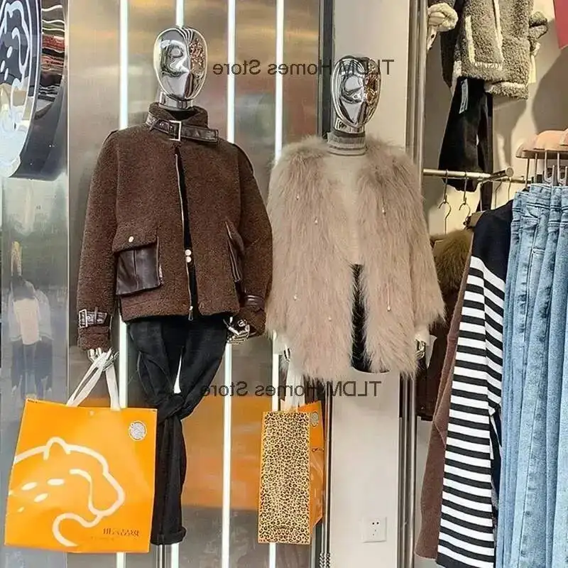 Window High for Luxury Female Clothing Body Full Mannequins Dress End Women's Display Light Rack Clothing Store Dressmaker Model
Window High for Luxury Female Clothing Body Full Mannequins Dress End Women's Display Light Rack Clothing Store Dressmaker Model