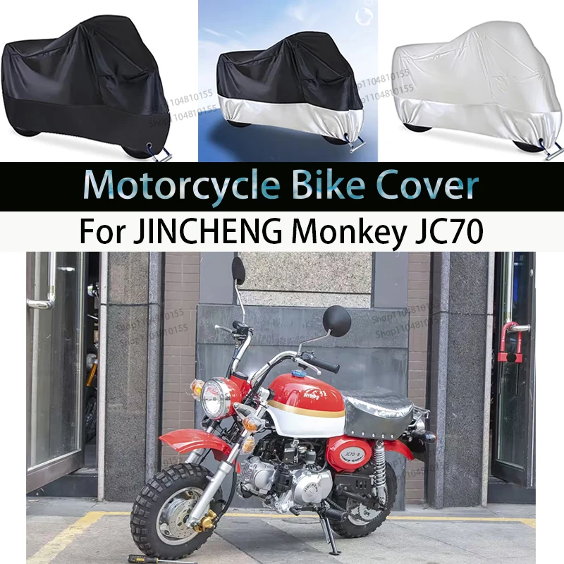 For JINCHENG Monkey JC Motorcycle Cover Moto RainCover Waterproof Dustproof UV Cover Coat Indoor Outdoor Motorbike Scooter Cover
For JINCHENG Monkey JC Motorcycle Cover Moto RainCover Waterproof Dustproof UV Cover Coat Indoor Outdoor Motorbike Scooter Cover