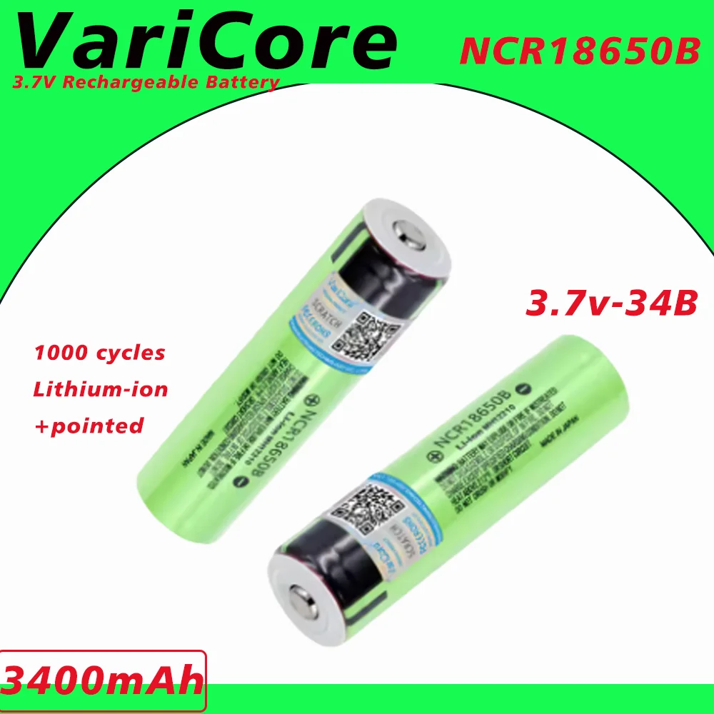 Горячая новинка: Оригинальные литиевые аккумуляторы VariCore NCR18650B 3.7В 3400мАч 18650 с острым контактом (без платы защиты)
Горячая новинка: Оригинальные литиевые аккумуляторы VariCore NCR18650B 3.7В 3400мАч 18650 с острым контактом (без платы защиты)