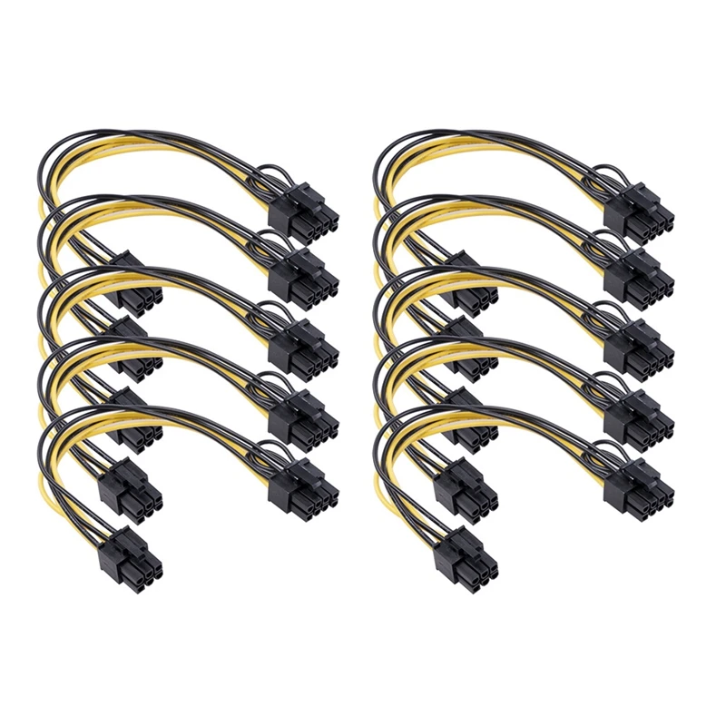 6 Pin до 2X8 Pin (6 + 2) Pcie Адаптерный кабель питания PCI Express Y - Splitter Удлинительный кабель 9 дюймов (10 шт.)
6 Pin до 2X8 Pin (6 + 2) Pcie Адаптерный кабель питания PCI Express Y - Splitter Удлинительный кабель 9 дюймов (10 шт.)