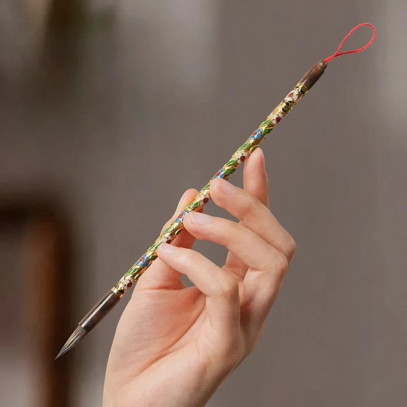 Professional Cloisonne Style Purple Hair Chinese Calligraphy Brush Fine Tip Small Regular Script Tracing Painting Art Supply
Professional Cloisonne Style Purple Hair Chinese Calligraphy Brush Fine Tip Small Regular Script Tracing Painting Art Supply