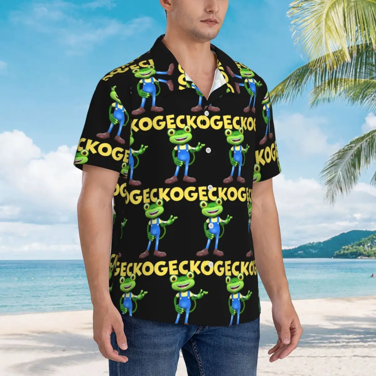 Garage Geckos New Gecko Hawaiian Shirts Funny Men Short Sleeve Shirt for Summer Beach Men's Button Tops
Garage Geckos New Gecko Hawaiian Shirts Funny Men Short Sleeve Shirt for Summer Beach Men's Button Tops