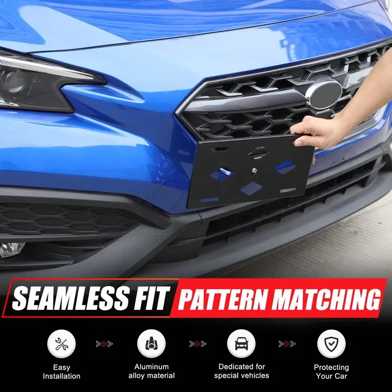For 22+ Subaru WRX/19-24 Forester Front License Plate Side Trailer Front License Plate Base Rack Aluminum Alloy 1pcs
For 22+ Subaru WRX/19-24 Forester Front License Plate Side Trailer Front License Plate Base Rack Aluminum Alloy 1pcs