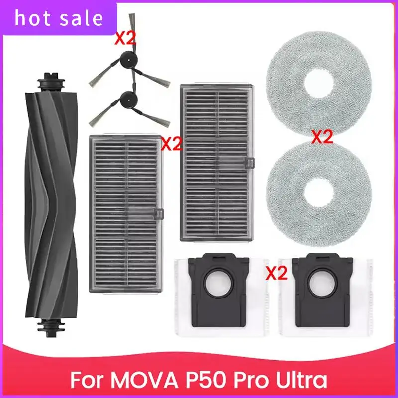 Accessories Kit Formova P50 Pro Ultra Main Side Brush HEPA Filters Mop Pads Dust Bags
Accessories Kit Formova P50 Pro Ultra Main Side Brush HEPA Filters Mop Pads Dust Bags
